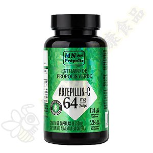 Própolis Verde em Cápsulas 750mg c/60 Artepillin-C 64mg MN Própolis Diamante - MN Própolis