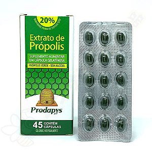 Extrato de Própolis Verde em Cápsulas c/45 - Prodapys