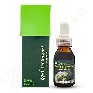 Extrato de Própolis Verde Green Própolis 11% 20ml - Apiário Sakamoto