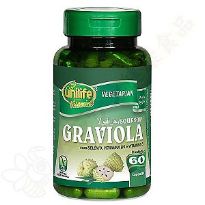 Graviola em cápsulas c/60 - Unilife