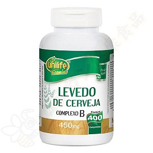 Levedo de Cerveja em comprimidos c/400 450mg - Unilife