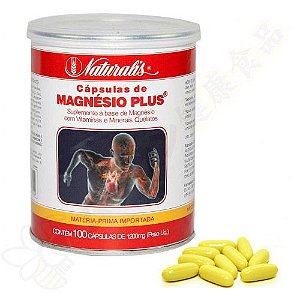 Magnésio Plus® 100 Cápsulas - Naturalis
