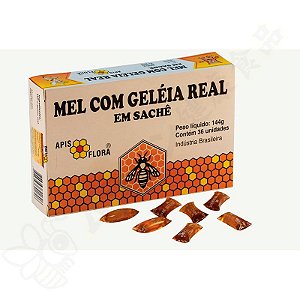 Mel com Geleia Real em sachês 144g - Apis Flora