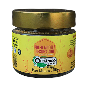 Pólen Apícola Liofilizado (Desidratado a frio) Orgânico 100g - MN Própolis