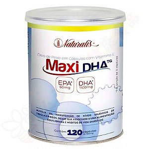 Omega-3 Maxi DHA c/120 Cápsulas 100% TG - Naturalis