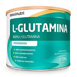 L-Glutamina Micronizada 300g - Maxinutri