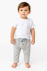 Calça Canelada Mescla Unissex (2 anos)