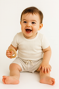 Bermuda de Bebê Unissex (03-06 meses)