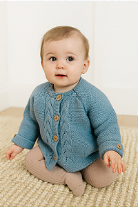 Blusa de Tricot Olívia (3m); (9m)