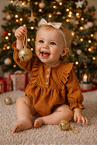 Romper Retrô Betina (9-12 meses)