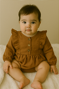 Romper Retrô Betina (9-12 meses)