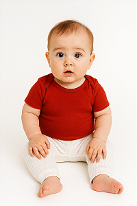 Calça de Bebê Unissex Branco (6-12 meses)