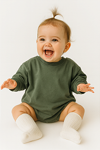 Romper Unissex Oversize (9m, 12m, 18m)