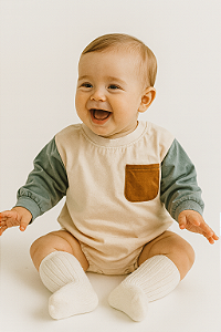 Romper Unissex Dublin (3m), (6m); (9m)