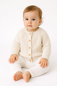 Blusa de Tricot Unissex (03-06 meses)