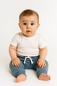 Calça de Bebê Unissex (6 meses)