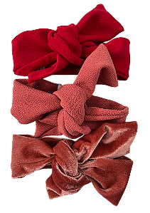 Kit com 3 Faixas de Cabelos