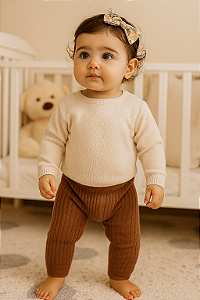 Calça de Bebê Unissex (Rn- 06 meses); (6-12m)