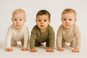Kit com 3 Bodies Unissex (9-12m)