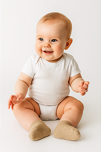 Meia de Bebê Nude (Rn-06m)
