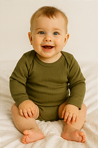 Body Canelado Unissex (9-12 meses)