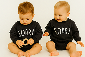 Blusa de Moletom  Unissex (1-3m); (1 ano)