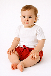 Bermuda de Bebê Unissex (6-9m)