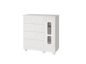 Cômoda Katatau 4 gavetas 1 porta Sapateira Reller