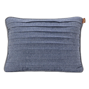 Almofadinha em Linho Jeans Drapeada 40 x 30 cm (avulsa) - Batistela Baby