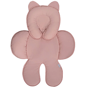 Capa Anatômica Rosê Antigo para Bebê Conforto Acolchoada e Ajustável, 100% Algodão - Batistela Baby