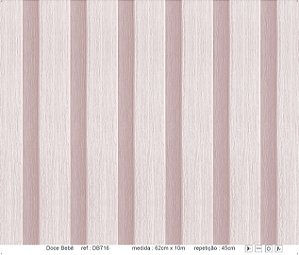 Papel de Parede - Doce Bebê 1 ( Amadeirado Rosa / DB716)