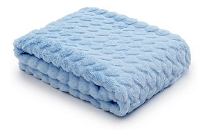 Manta Cobertor Para Bebê Corações Com Sherpa Charme