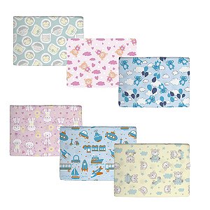 Travesseiro Bercinho Antissufocante Estampado 29cm X19cm