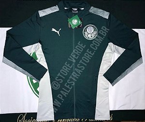 JAQUETA DE VIAGEM PALMEIRAS 2022 VERDE E CINZA - PUMA