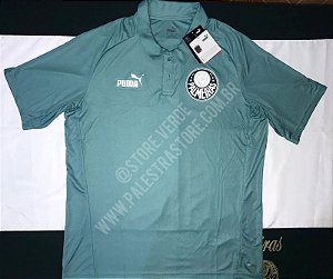 CAMISA POLO VIAGEM PALMEIRAS 2023 VERDE - PUMA