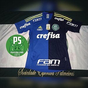 CAMISA ADIDAS PALMEIRAS III - MEIO A MEIO - USADA EM JOGO