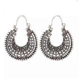 BRINCO ARGOLA MANDALA BOHO FLORIDA