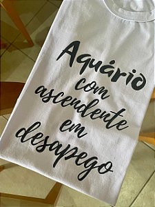 Camiseta signo Aquário