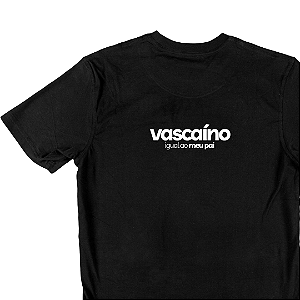 Camiseta infantil vascaíno igual ao meu pai