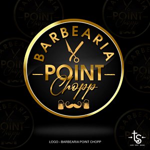 Logo- Barbearia Point Chopp
