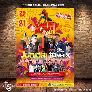 Cartaz Carnaval 2020 - Icuí folia
