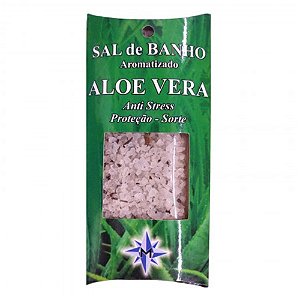 Sal de banho aromatizado | Aloe Vera | 100gr