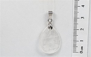Pingente Gota | Quartzo cristal | 2,5cm