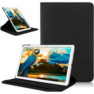 Capa Giratória P/ Tablet Samsung Galaxy A7' 10.4 Sm-T500 Sm-T505 - Preta