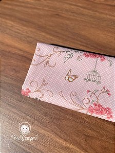 Tecido Infantário Gaiolas Rosa VG013C01
