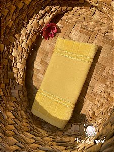 Toalha de Lavabo Dohler Amarelo (Faixa Pinte e Borde)