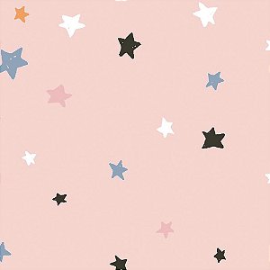 Tecido Estrelinhas Sweet Dreams Rosa 202130 50x150