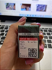 Agulha Máquina Industrial Reta Cabo Fino 11 (PACOTE)