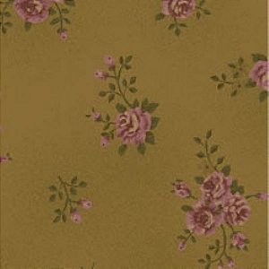 Tecido Floral Pequeno La Vie en Rose Bege (MV004C02)