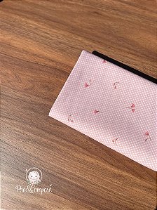 Tecido Infantário Composê Rosa VG014C01